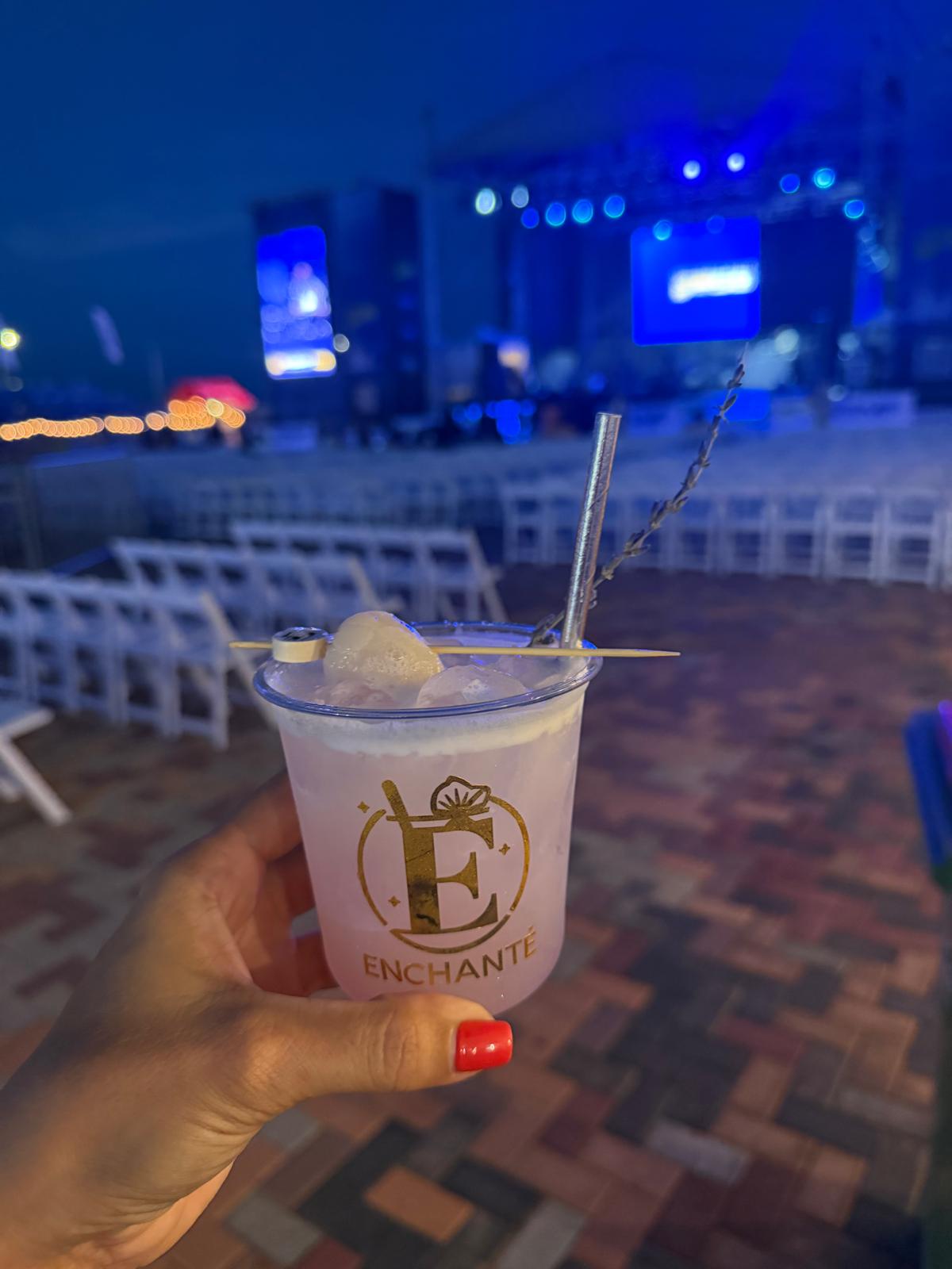 ENCHANTÉ cocktail held at an evening event